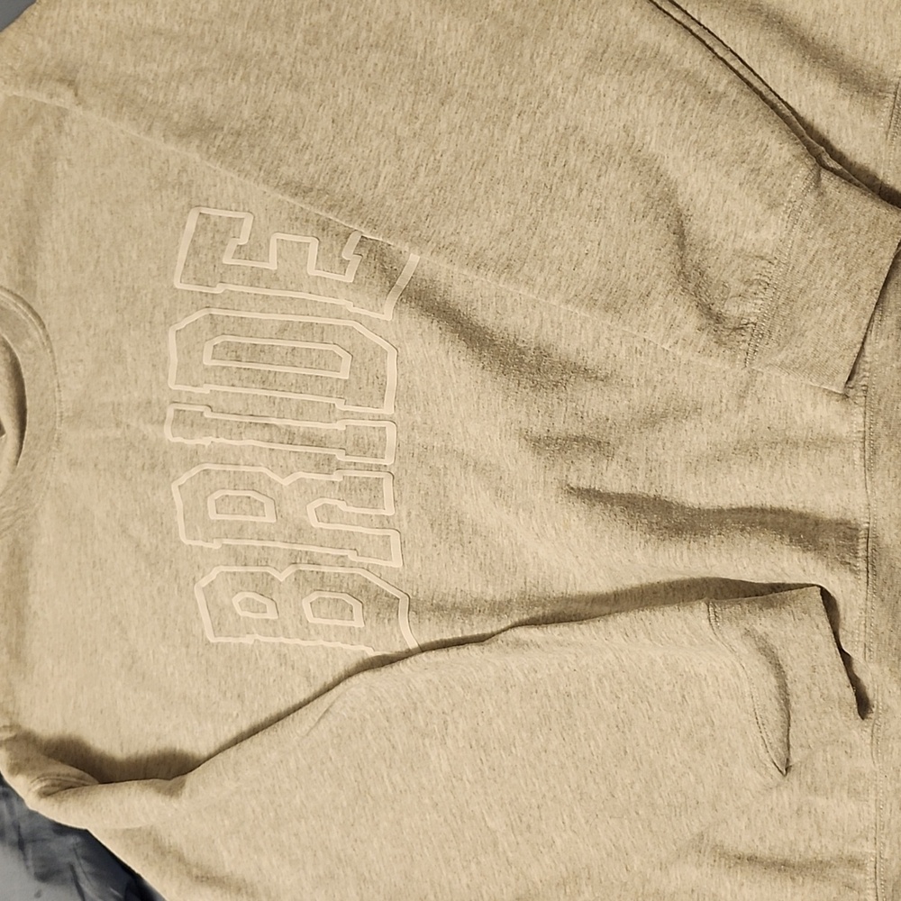 Gray 'Bride' Crewneck